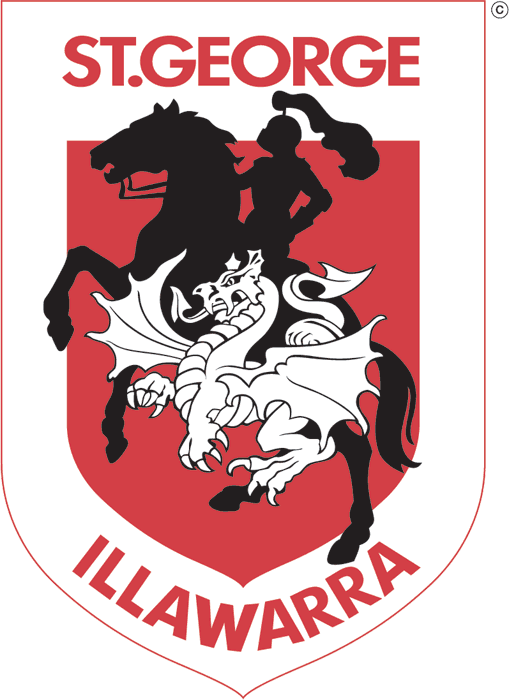 St. George Illawarra Dragons 1999-Pres Primary Logo iron on paper